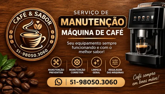 Manutenção de máquina de café
