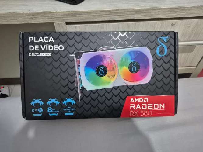 Placa de Video AMD RX 580 8VRAM - NOVA