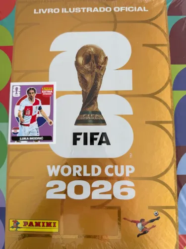 Figurinha Extra Legend Luka Modric Lilás Copa do Mundo 2026 Panini