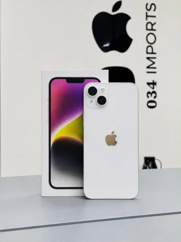IPHONE 14 PLUS BRANCO SEMINOVO