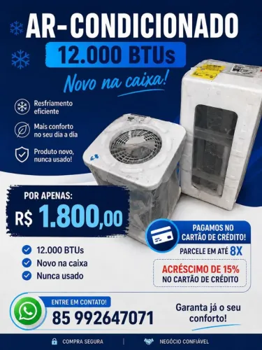Ar-Condicionado Split Hi Wall Philco PAC12FI Frio 12000 BTUs 220V Branco