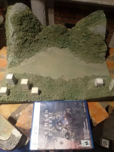 Maquete Diorama para miniaturas tipo Godzilla Ichibancho
