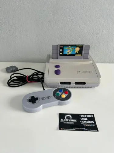 Super Nintendo + Jogo (Aceito Cartão)