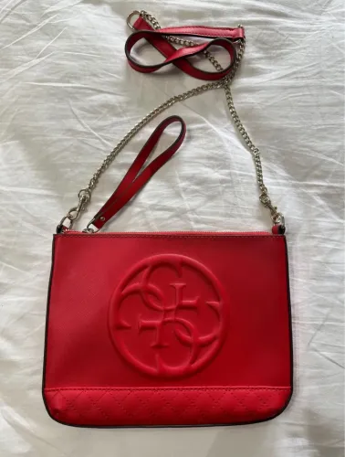 Bolsa guess de couro 