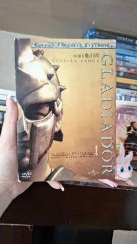 Box dvd Gladiador edição especial triplo