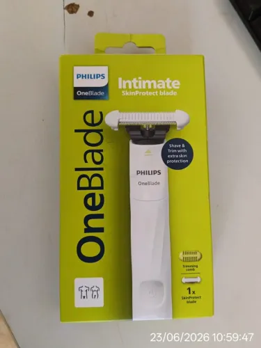 One Blade PHILIPS Intimate Depilador Uso a seco e húmido NOVO