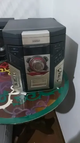 MICRO SYSTEM PHILIPS FWM396/BK - RÁDIO-MP3-CD-KARAOKE -