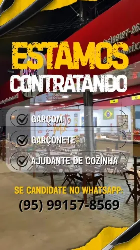 Vagas para garçom ou garçonete 