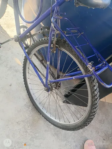 Bike Azul ideal para carga
