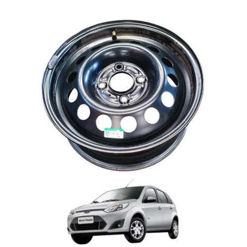 Roda Aro Ferro New Fiesta 1.6 16v 2012 A 2018 Preto