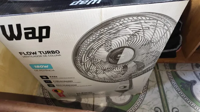 Ventilador WAP turbo 8 pás 110v