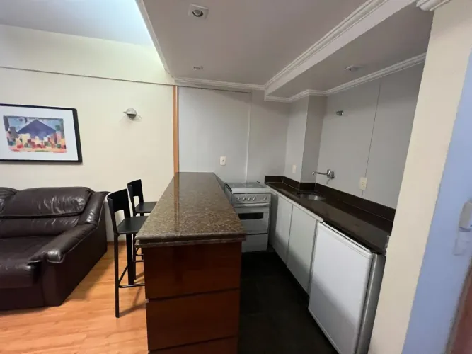 Flat com 1 dormitório para alugar, 42 m² por R$5.670,00/mês - Funcionários - Belo Horizont