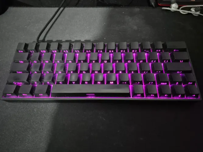 Teclado Gamer Magnético 60% Com Hall Effect Irok ND63 Pro Switch Azure