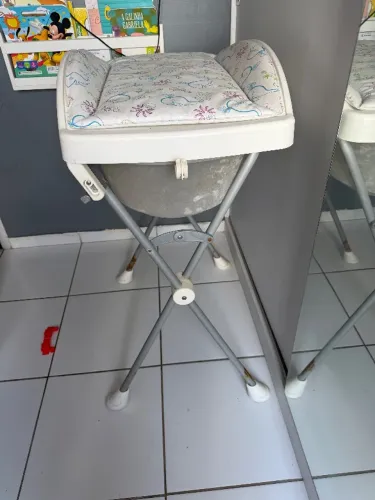 Banheira bebê com trocador 
