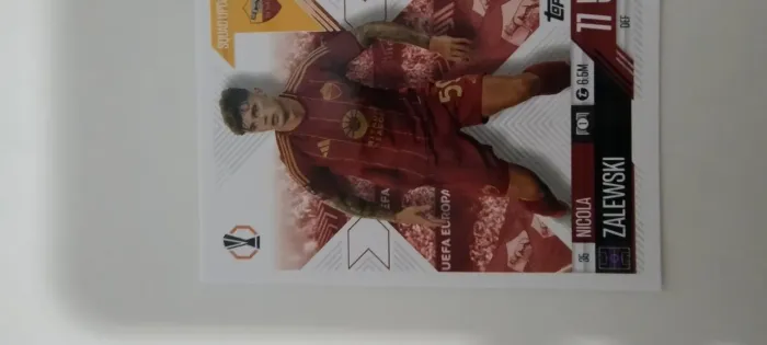 Cartão card de jogador Match Attax Extra Topps