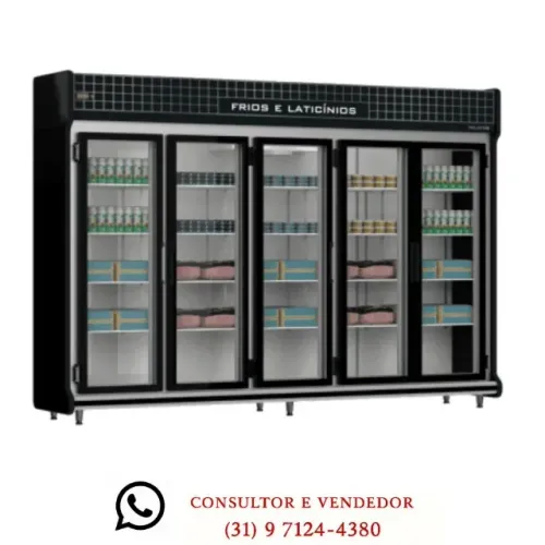 Freezer refrigerador 5 Portas Polo Frio 220v