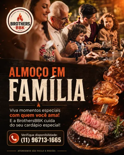 CHURRASQUEIRO A DOMICÍLIO | BROTHERSBBK | SÃO PAULO E REGIÃO ?