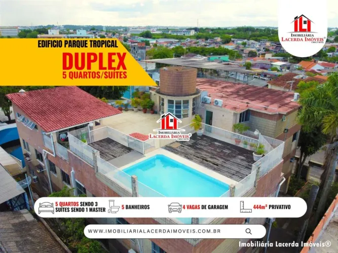 Edifício Parque Tropical, 444m², 5 quartos sendo 3 suites, 4 vagas, Bairro Parque 10