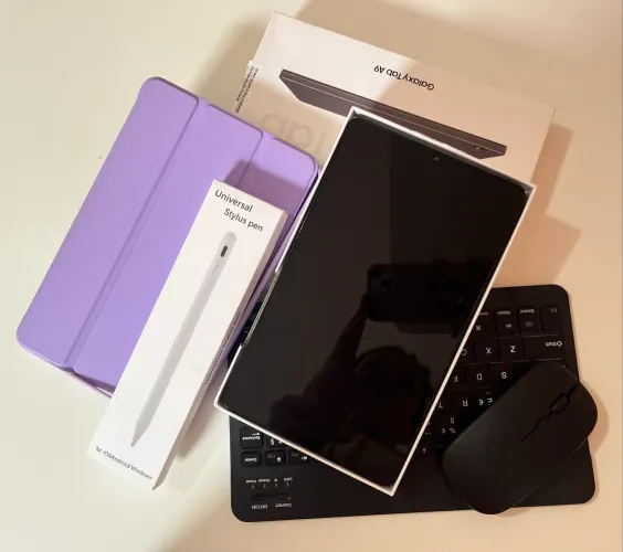Tablet Samsung A9 64gb 4gb ram 8,7 polegadas - Com acessórios