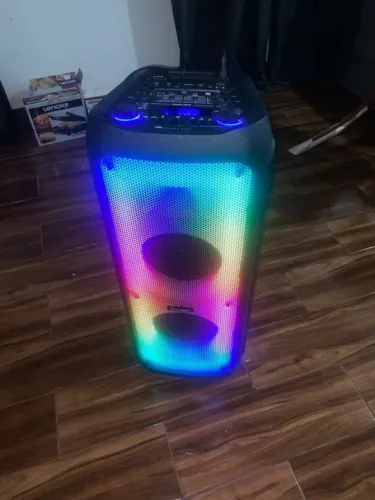 Caixa de Som Acústica Bluetooth 1000W SMCAP40 Elegance Sumay Preta