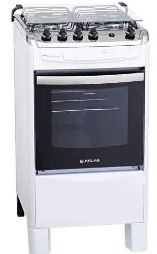 Fogão a gás Atlas New Fastcook automático branco