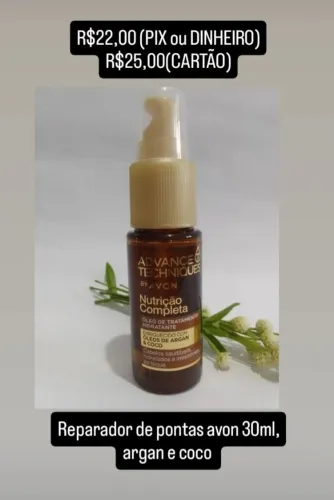 Reparador de pontas avon 30ml