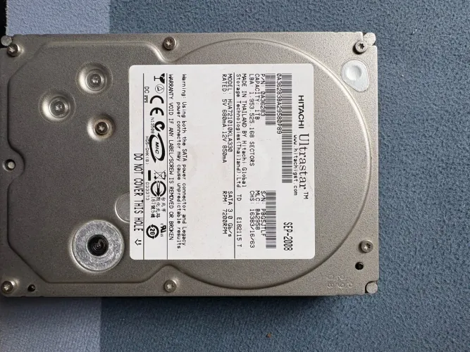 HD Interno Hitachi Ultrastar 1TB SATA 3,5? - 7200 RPM