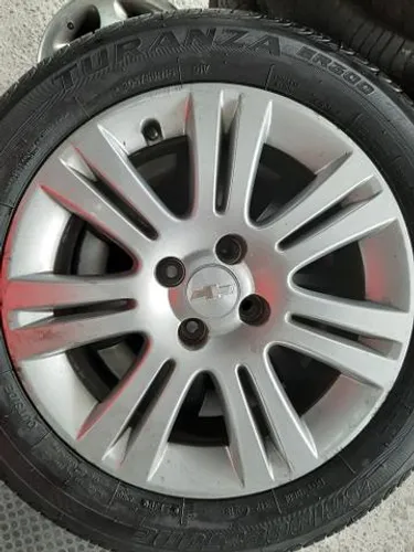 Roda aro 16 GM Vectra Gt Prata Celta 4X100 original