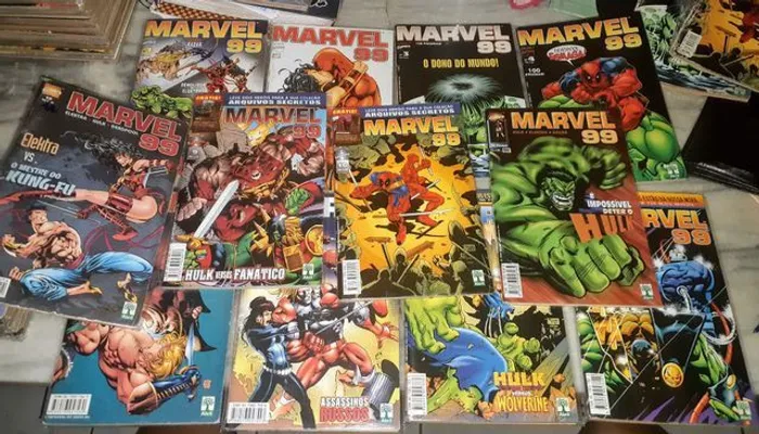 Marvel 99 completa em 12 edições em perfeito estado.