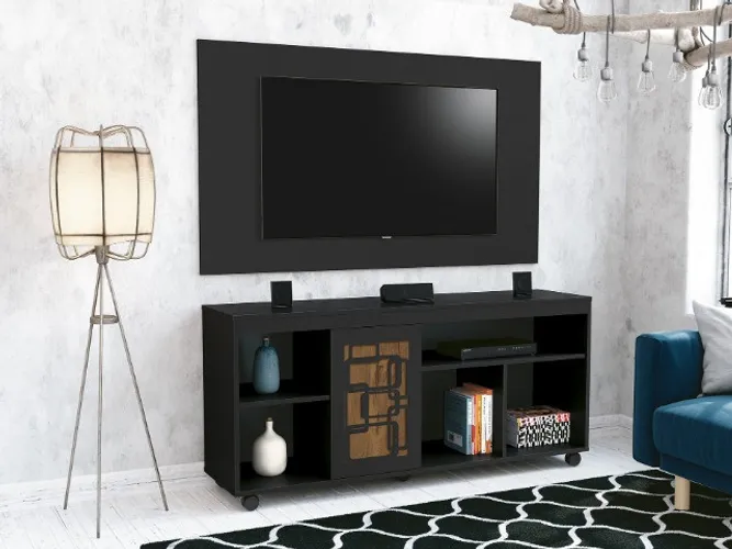 Conjunto Future modelo Rack + Painel = Entrega e montagem grátis!!!