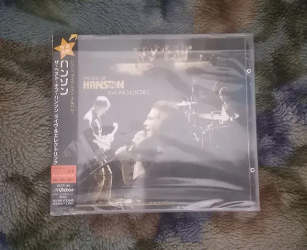 Cd +DVD bonus  Hanson the best live and electric(edição japonesa com obi)