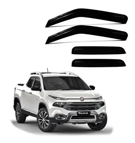 Calha de Chuva Fiat Toro 2016 à 2021 4pts