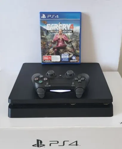 PS4 Slim 500GB c/ Garantia + c/ Jogo - Promoção de Férias - Corra e Garanta já o seu!