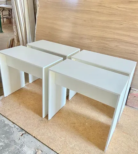 ESCRIVANINHA NOVA DE MDF BRANCO A PRONTA ENTREGA