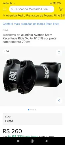 Mesa race face ride Xc 70mm