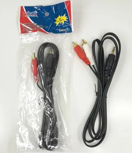 Cabo P2 x RCA (Duplo) 3 Metros
