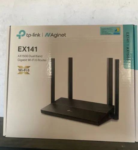 Roteador TP-Link AX1500 EX141 - Velocidade Wi-Fi 6 com Gigabit Loja Coimbra Computadores