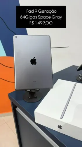 iPad 9 Geração 64 Gigas Space Gray  Semi Novo |