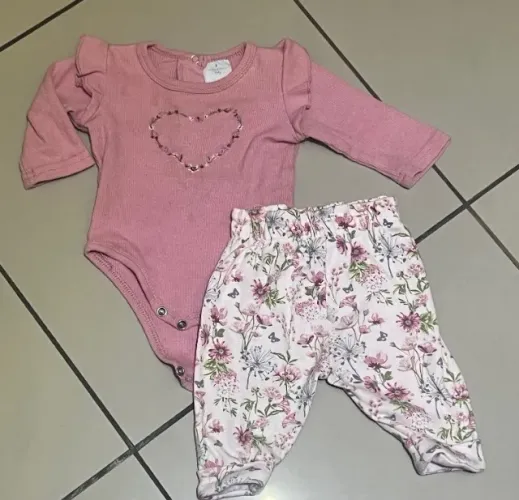Conjunto para bebe de 0 a 3 meses