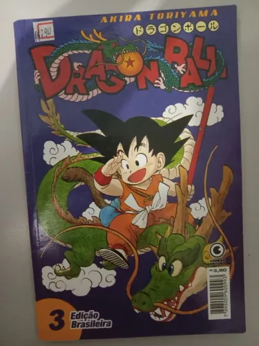 Mangás Dragon Ball, edições 1, 2, 3, 4, 5 e 6, de Akira Toriyama