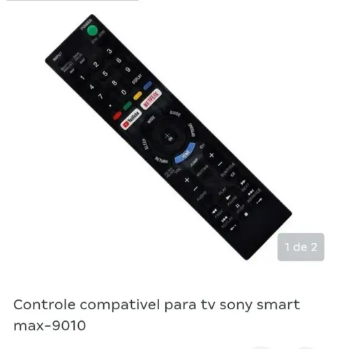 Controle remoto similar Sony smart