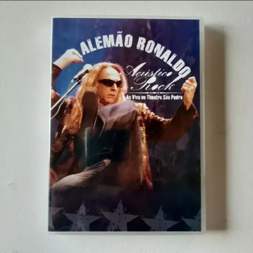 DVD Alemão Ronaldo Acústico ao vivo (lacrado)