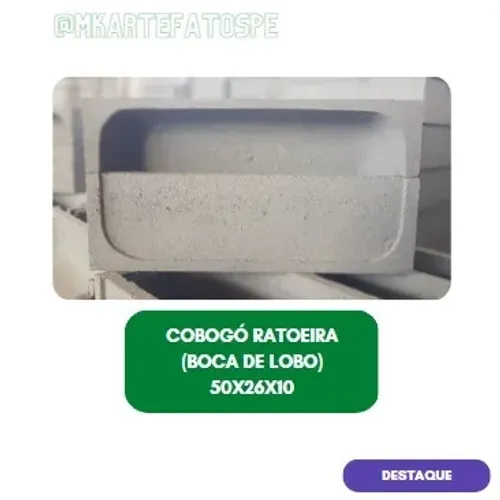 Cobogó boca de lobo - Direto da fábrica- *19- MK