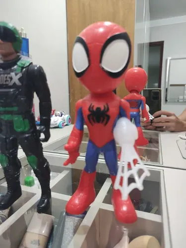 Kit 2 Bonecos Homem Aranha com Teia, Heroes X da marca Sunny