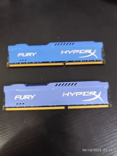 Memória Gamer Fury Hyper 8 GB cada