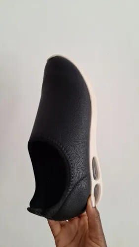 Tênis Ortopedico Feminino Piccadilly Slip On Soft Step Preto - Aceito Cartão 