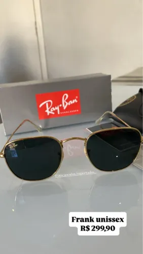 Ray-Ban Frank unissex novíssimo na caixa originais