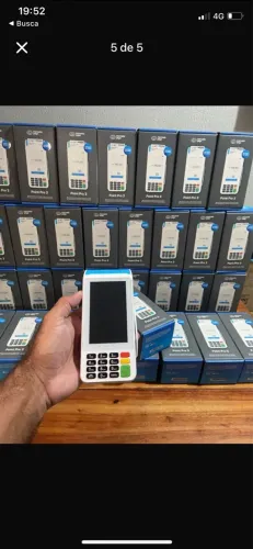 Máquina de cartão do mercado pago