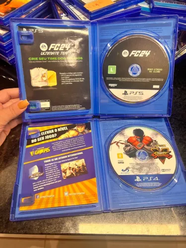 FC24 e Street Fighter V - PS4 e PS5