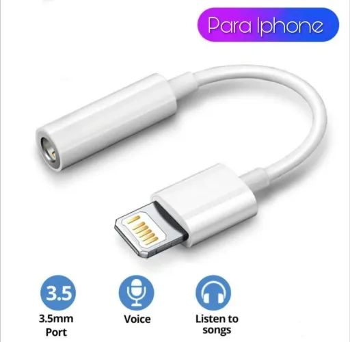 Cabo de áudio para iPhone Tipo C auxiliar 